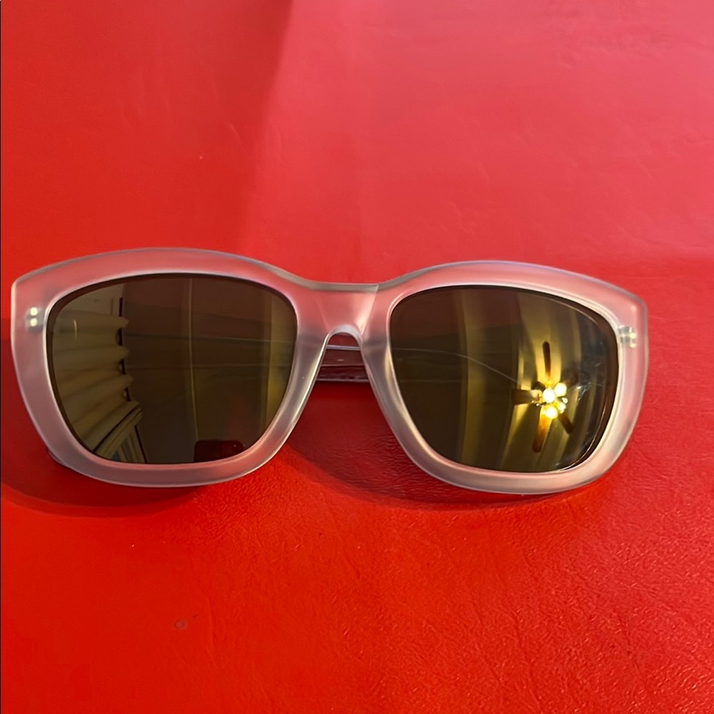 Joe's Jeans Transparent Sunglasses with Black Accents - Picture 1 of 4